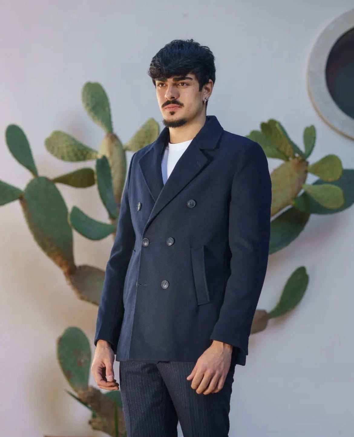 Cabano Doppiopetto Uomo Blu