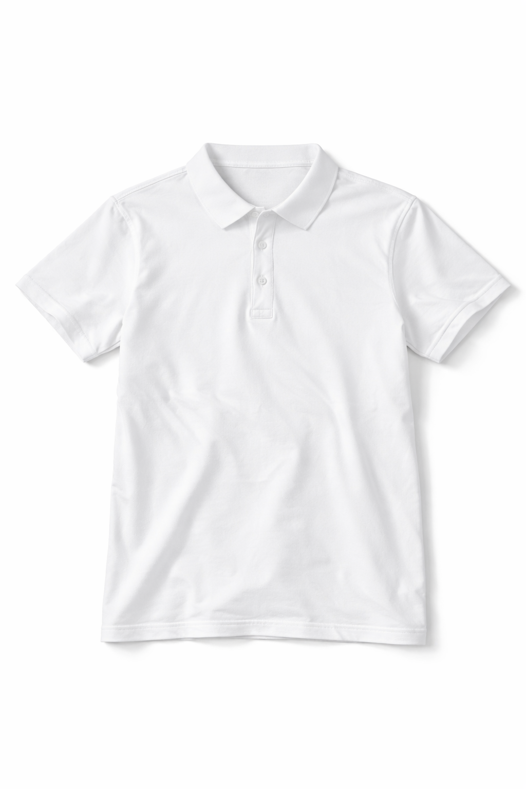 Polo uomo bianca elegante casual