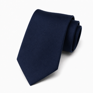 Cravatta Uomo Blu Tinta Unita Elegante