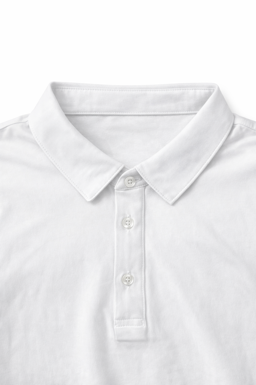 Polo uomo bianca elegante casual