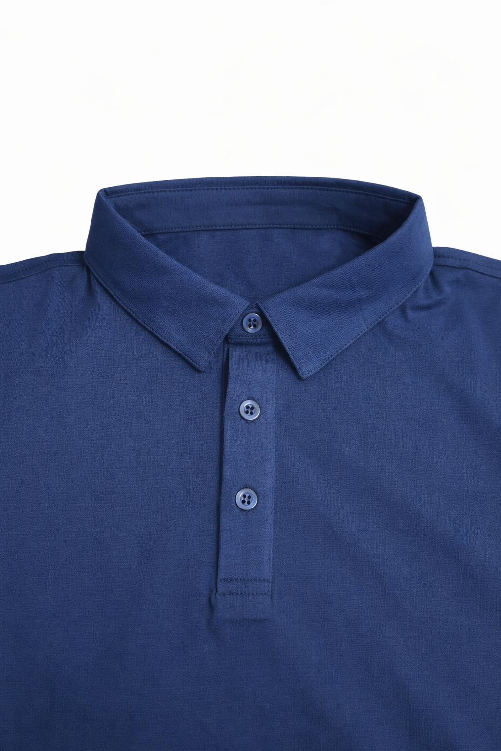 Polo uomo blu elegante casual