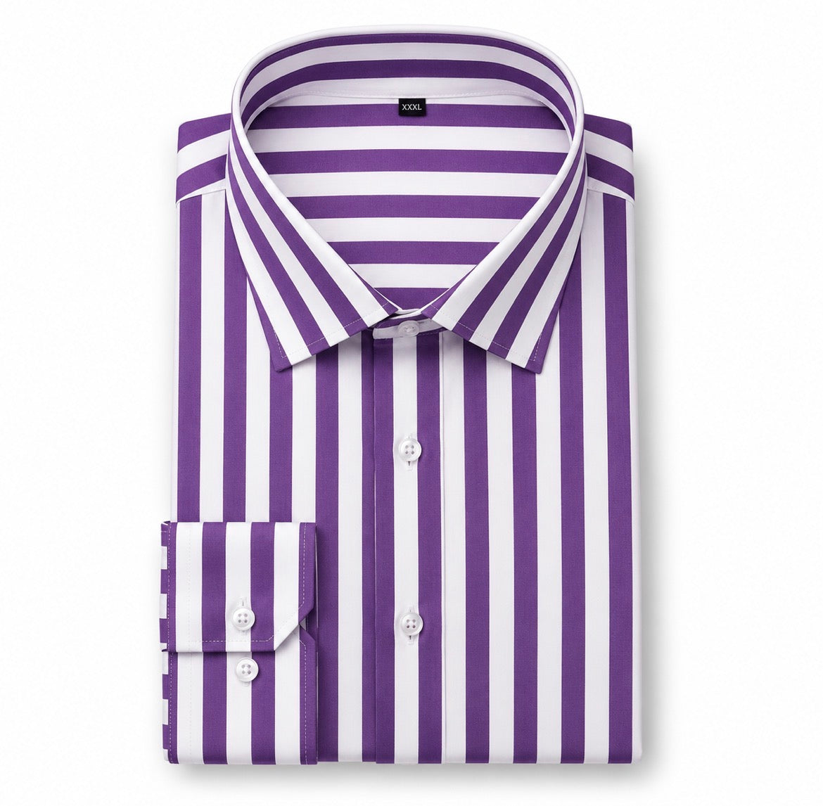 Camicia Uomo Righe Viola