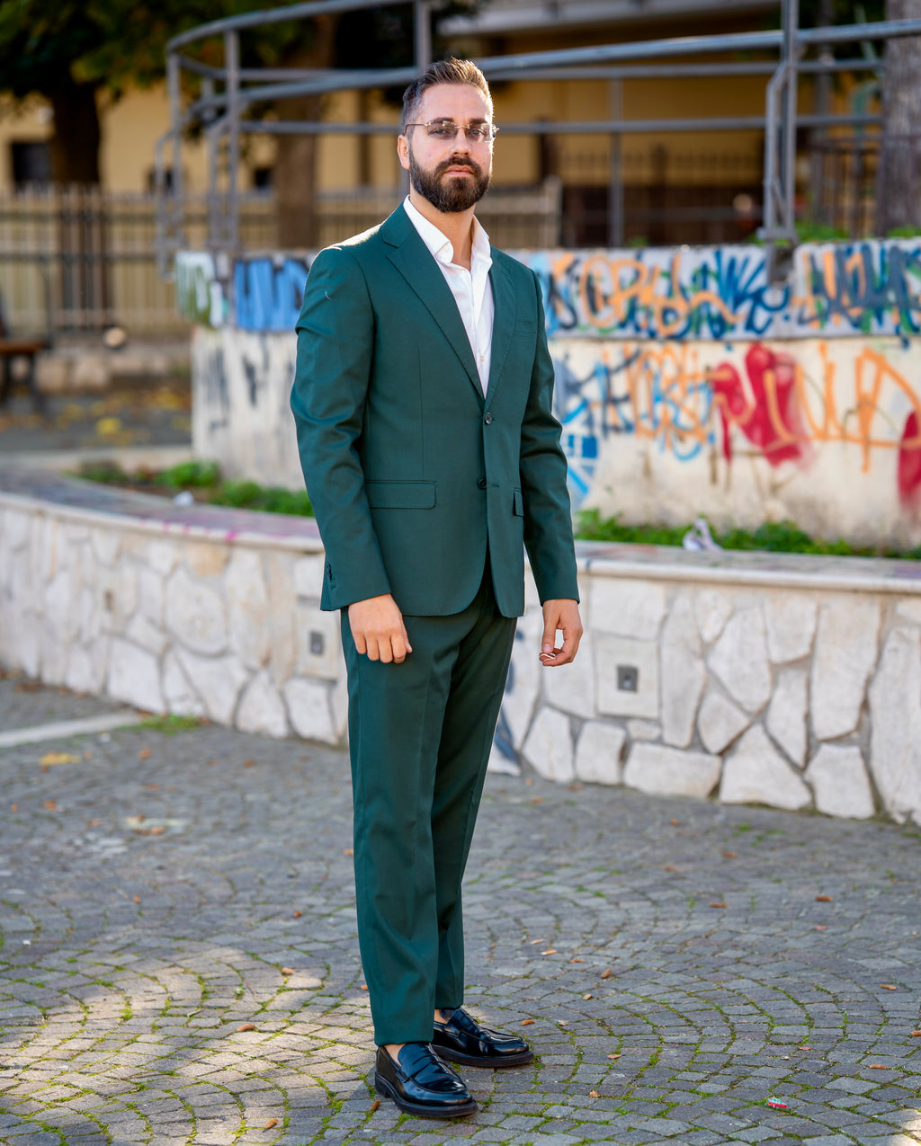 Abito Uomo Verde Smeraldo