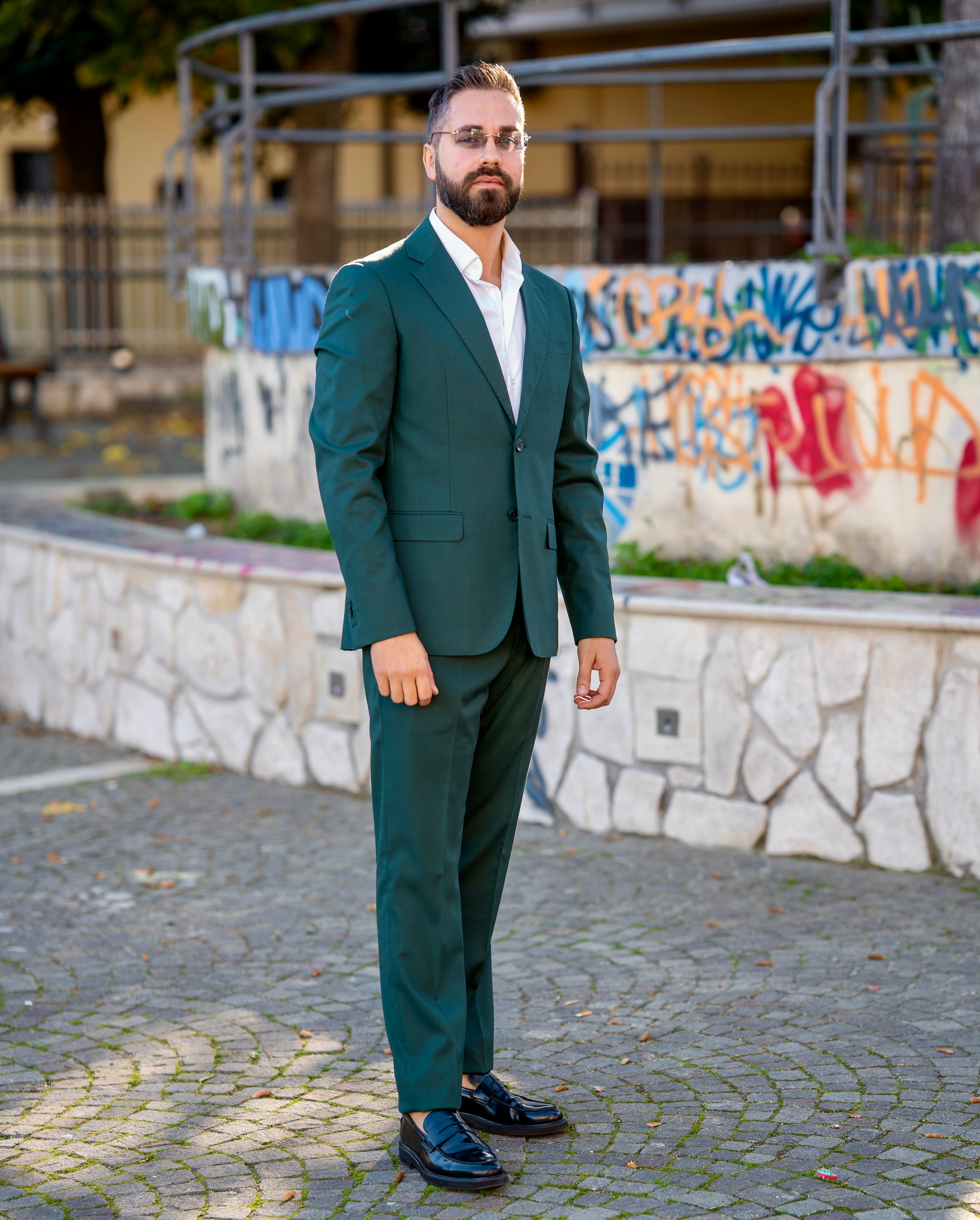 Abito Uomo Verde Smeraldo