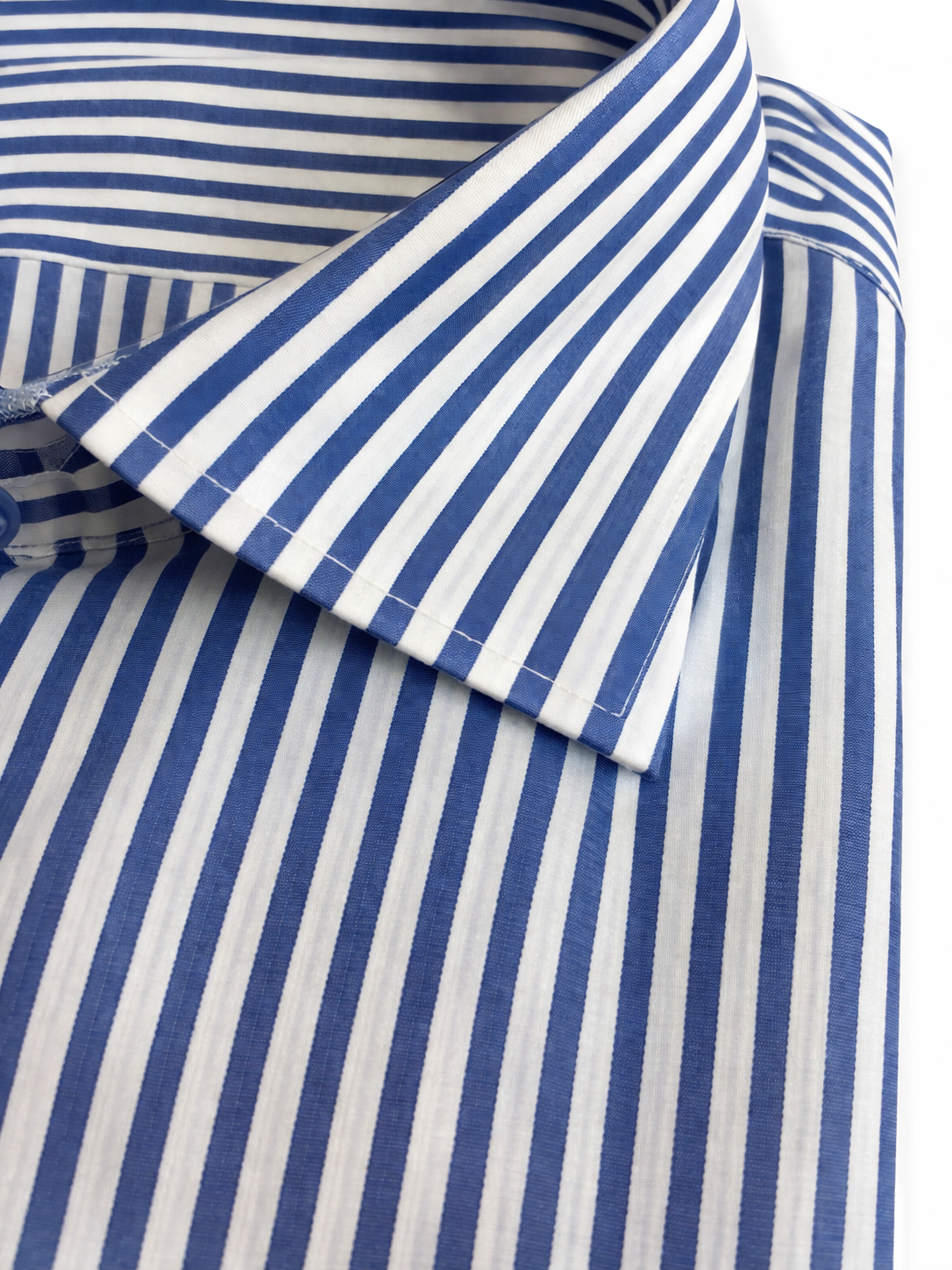 Camicia con i righini blu royal