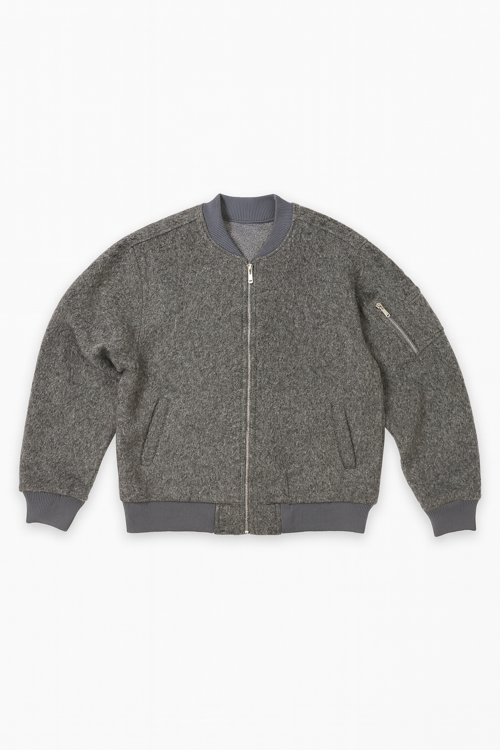 Teddy bomber grigio
